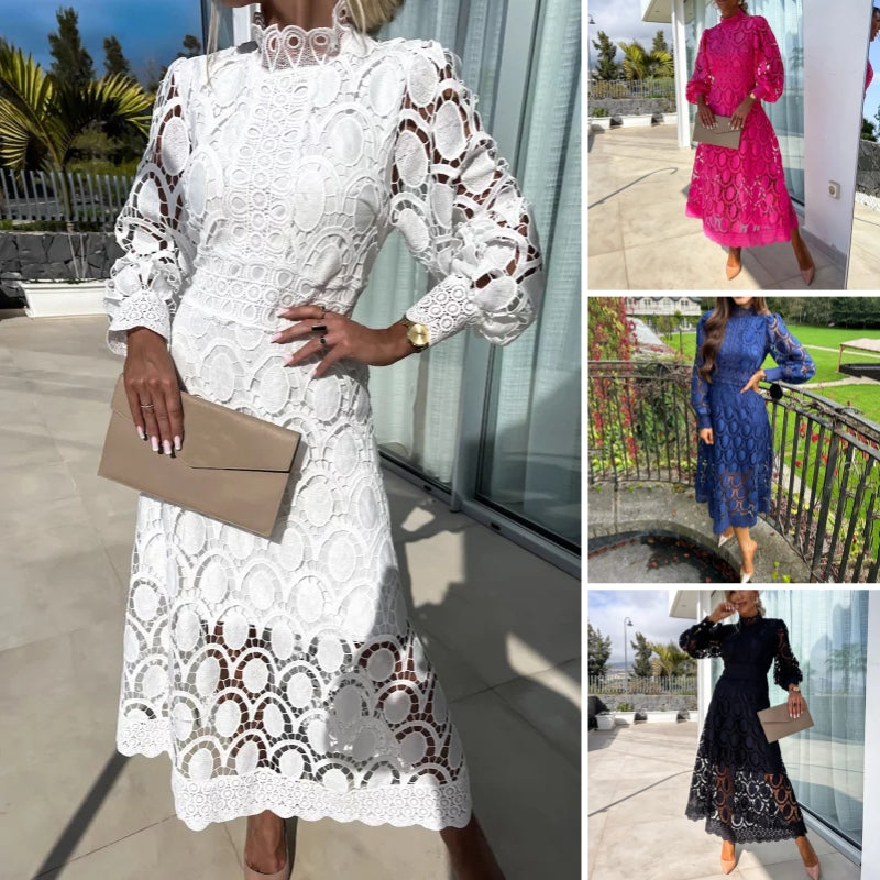 🔥Vintage Lace Hollow-Out Dress
