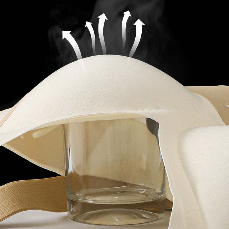 ✨Color-Blocked Non-Marking Gathered Push-Up Bra