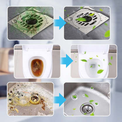 Powerful Dissolving Deodorizing Floor Drain Cleaner Powder for Pipe Clearing