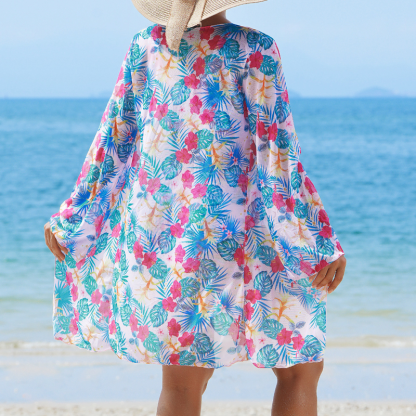 🏖️🌼Women's Fashion Multicolor Printed Bikini Swimsuit 3 Piece Set