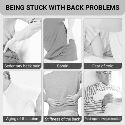 Cordless Lower Back Massager with Heat & Lumbar Support