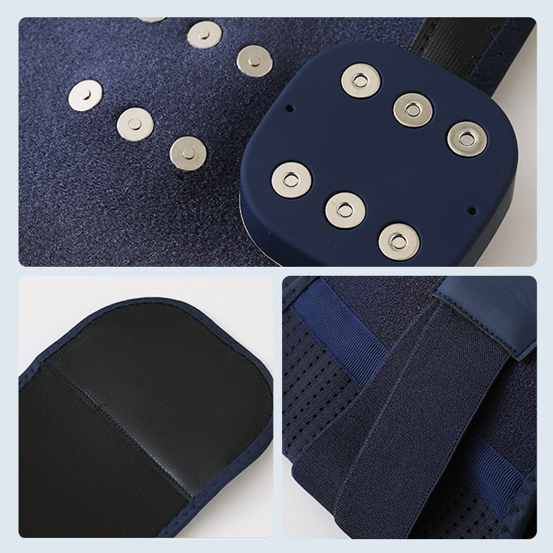 Cordless Lower Back Massager with Heat & Lumbar Support