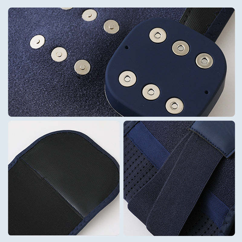 Cordless Lower Back Massager with Heat & Lumbar Support