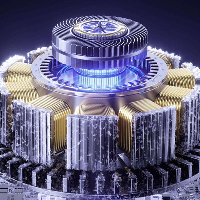 Powerful Breeze Slim Card Fan - 6 Speed, USB Charging and Cell Phone Holder