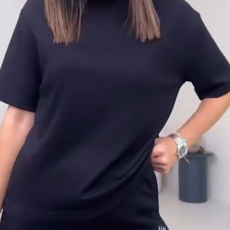 ✨Trending Now ✨Chic Women's 2-Piece Outfit – Comfy Top & Matching Pants