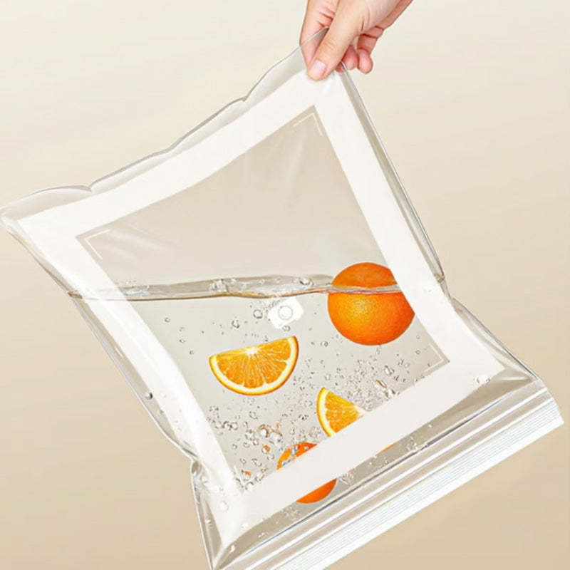 Transparent Food-Grade Reinforced Double-Seal Bags