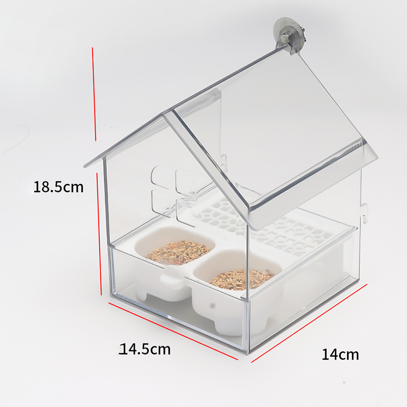 🌟Pull-Out External Parrot Feeder