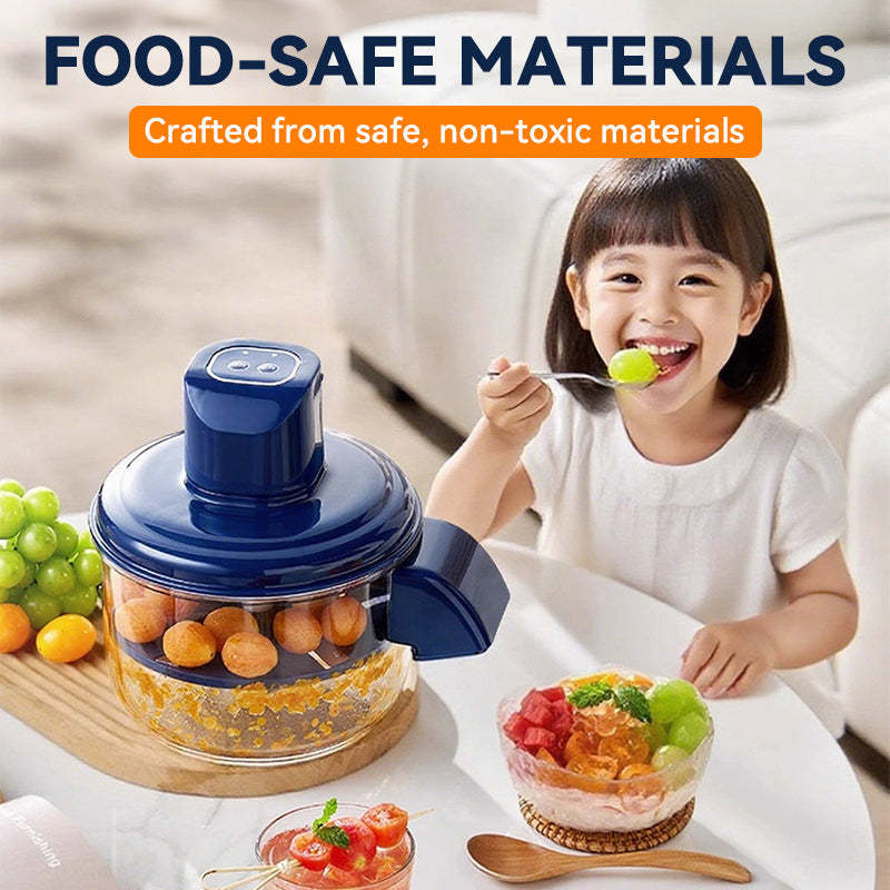 Transparent Electric Fruit and Vegetable Peeler🍇🧄