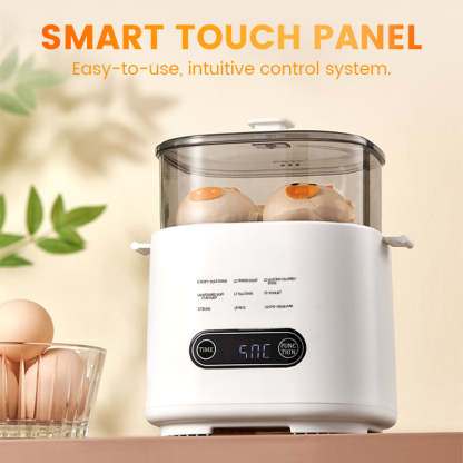 Mini Multi-Functional Egg Cooker Set with Smart Touch Panel