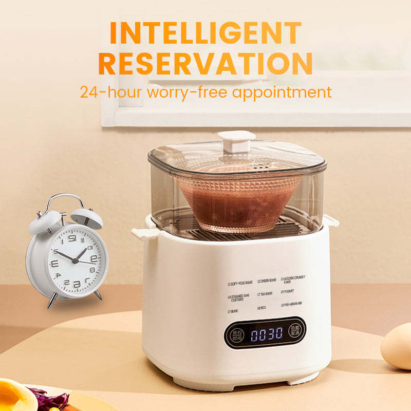 Mini Multi-Functional Egg Cooker Set with Smart Touch Panel