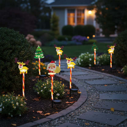 🎄🎁6-Pack Solar Christmas Decorative Lights