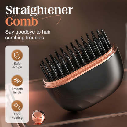 ⚡🔥Mini Cordless Hair Straightener Comb