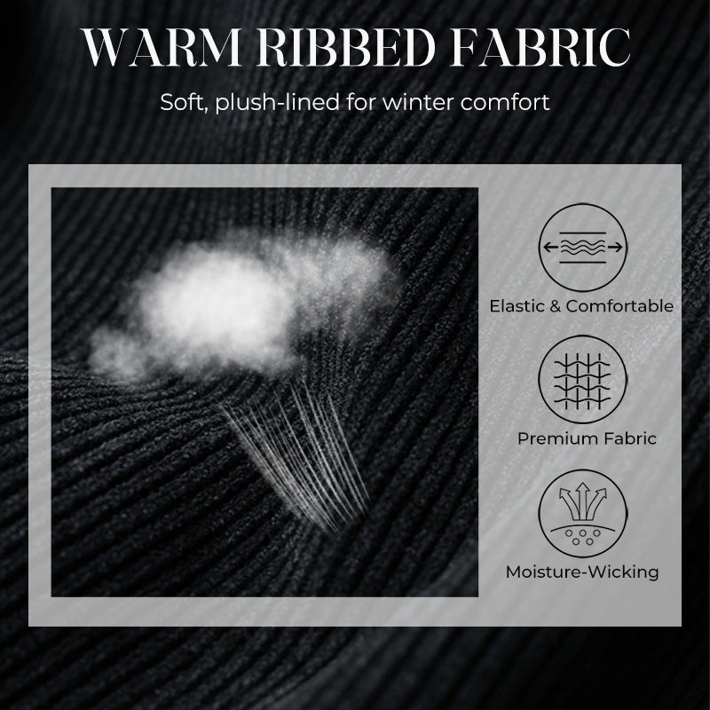 Women's High-Waist Plush-Lined Warm Pants