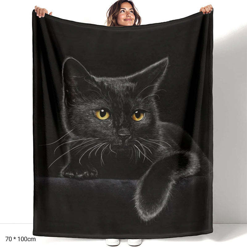 🐱Black Cat All-Season Cozy Blanket