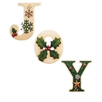 🎄⛄Christmas Wooden Wall Decor Letter Sign - HOME/JOY