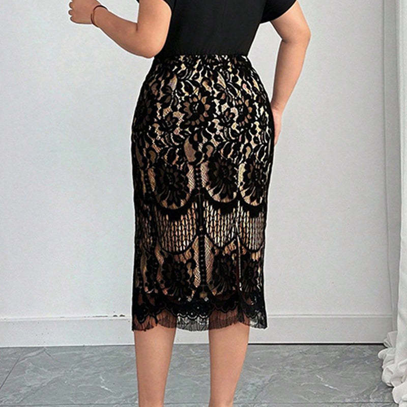 Women's Casual Fashion V-Neck Dress