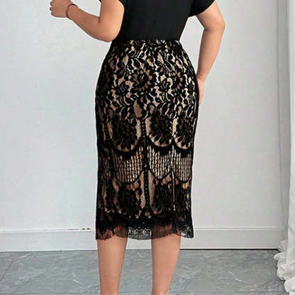 Women's Casual Fashion V-Neck Dress