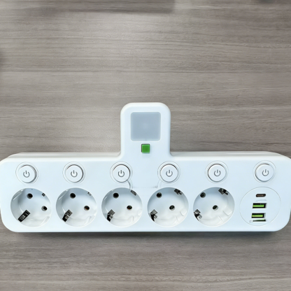 Smart Power Strip with USB Ports