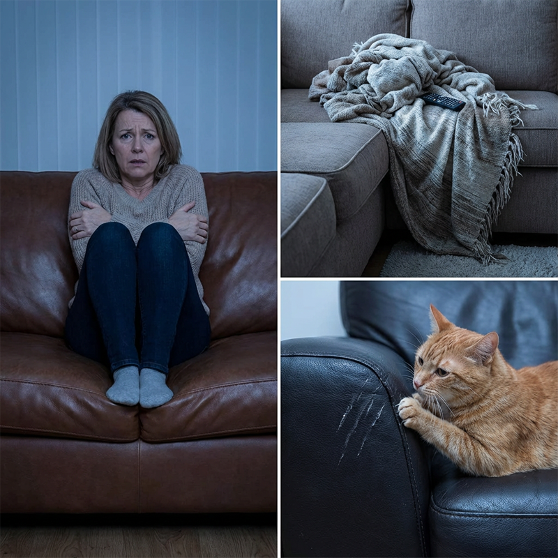 Quilted Corduroy Non-Slip Sofa Cushion