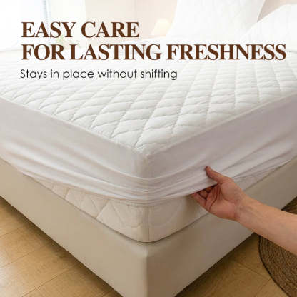 🌤️🛏️Waterproof Quilted Mattress Cover & Pillowcases Set
