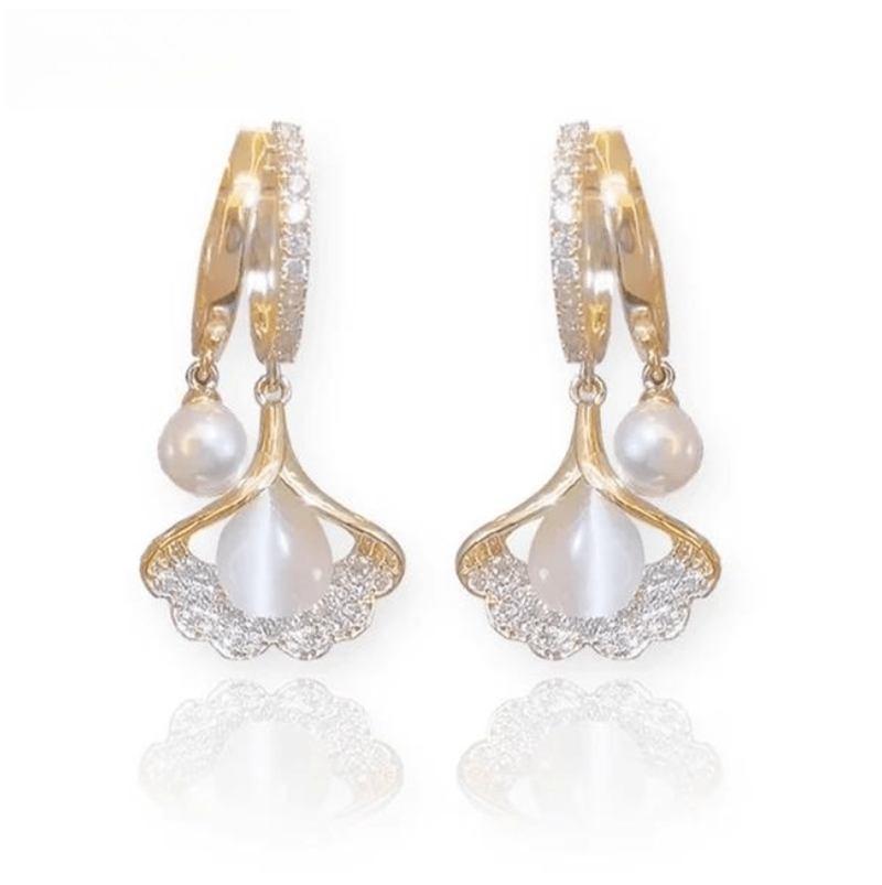 🔥Delicate Ginkgo Leaf Earrings for Women -💖 Romantic Valentine's Day