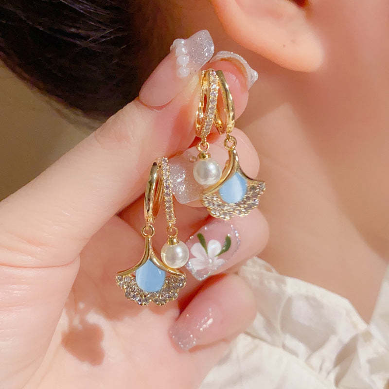 🔥Delicate Ginkgo Leaf Earrings for Women -💖 Romantic Valentine's Day Gift