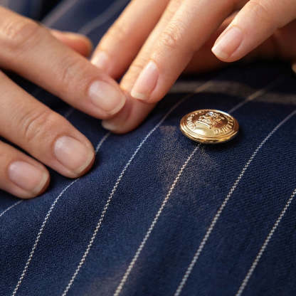 💞50K+ SOLD!🍂Women's Pinstripe Double-Breasted Suit Set