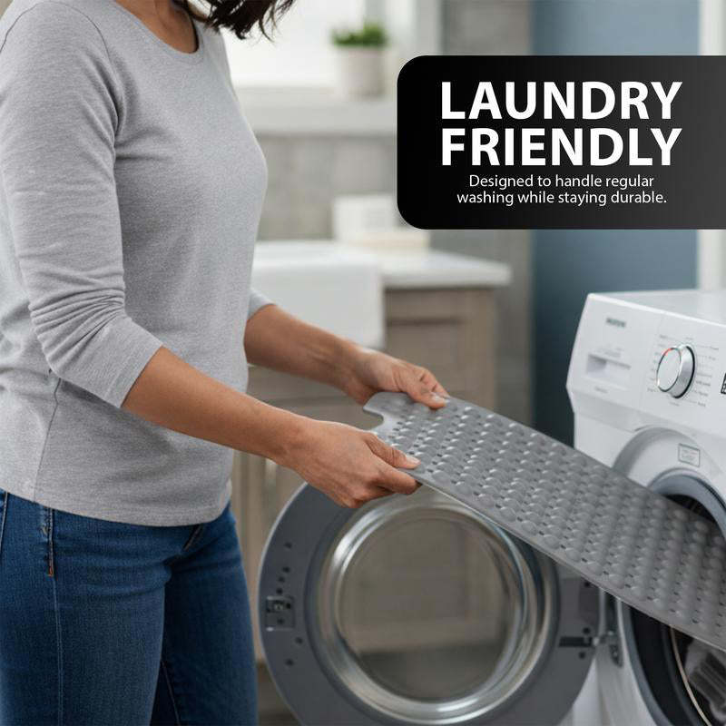 🔥 40"x16" Non-Slip Bathtub Mat with Suction Cups