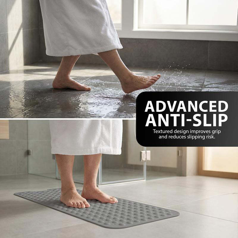 🔥 40"x16" Non-Slip Bathtub Mat with Suction Cups
