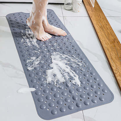 🔥 40"x16" Non-Slip Bathtub Mat with Suction Cups