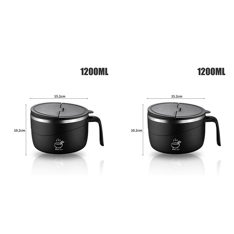 🔥304 Stainless Steel Insulated Ramen Bowl