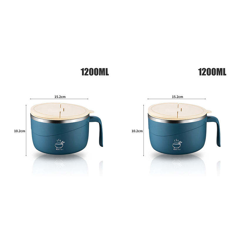 🔥304 Stainless Steel Insulated Ramen Bowl