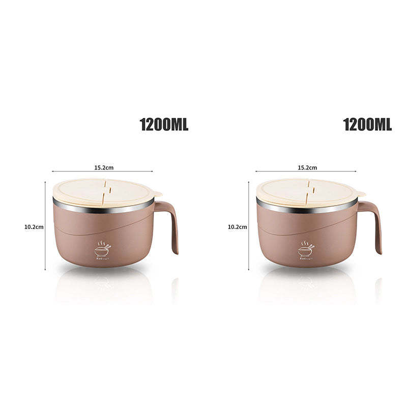 🔥304 Stainless Steel Insulated Ramen Bowl