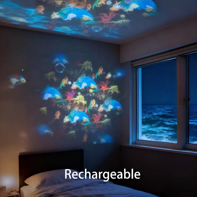 ✨Dynamic Rotating LED Projector Light