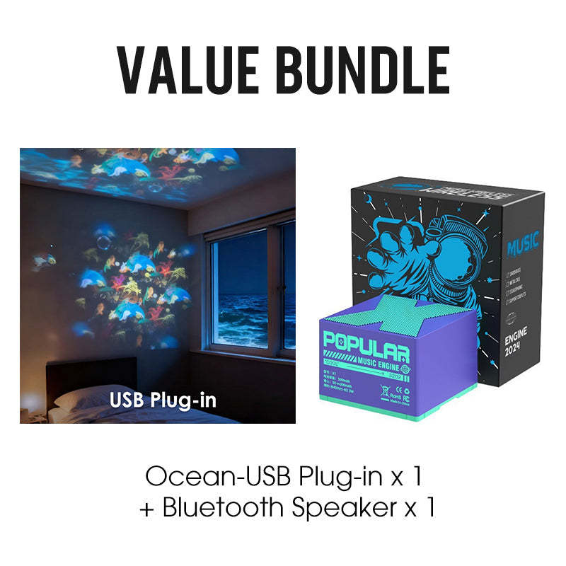 ✨Dynamic Rotating LED Projector Light