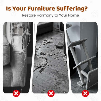 2-in-1 Sisal Cat Scratcher Lounger | Space-Saving & Durable 🐱