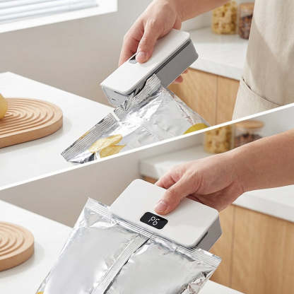 🔥【HOT SALE】Rechargeable 2-in-1 Mini Bag Sealer with Cutter