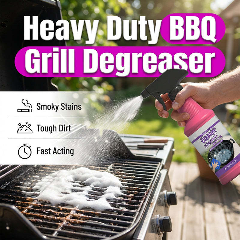 🔥Fast-Acting Heavy-Duty Grill Degreaser Spray🍢💦