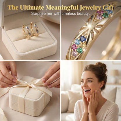 Sparkling Zircon Hollow Hoop Earrings