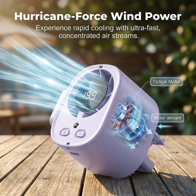 🌀Mini Handheld Fan ⚡ Brushless Motor High-Speed 💨 Portable & Lightweight ✨ Cool Anywhere❄️