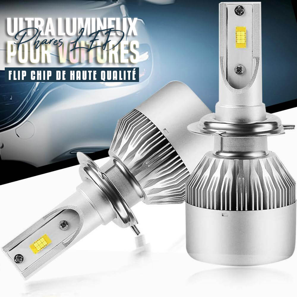 Phares LED Ultra Lumineux Pour Voitures
