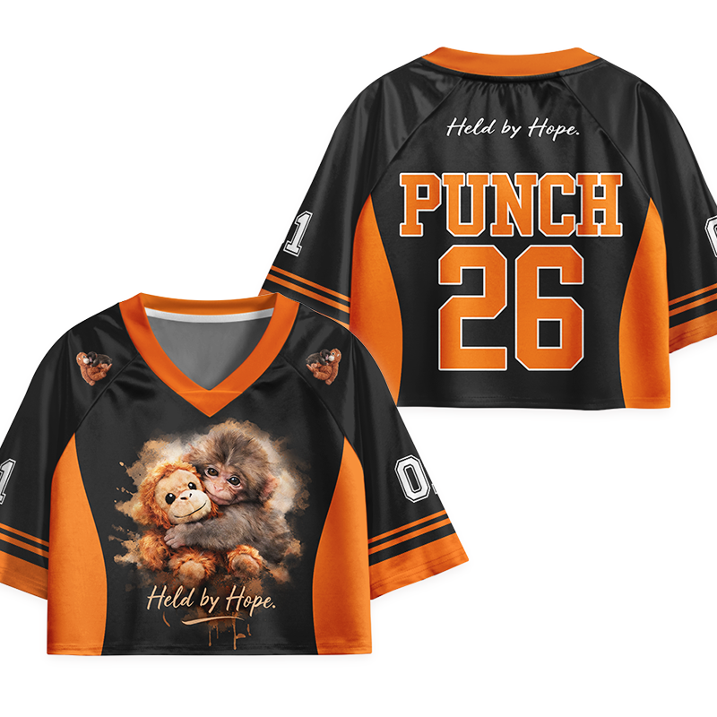 Held By Hope Punch Monkey Teacher Crop Jersey