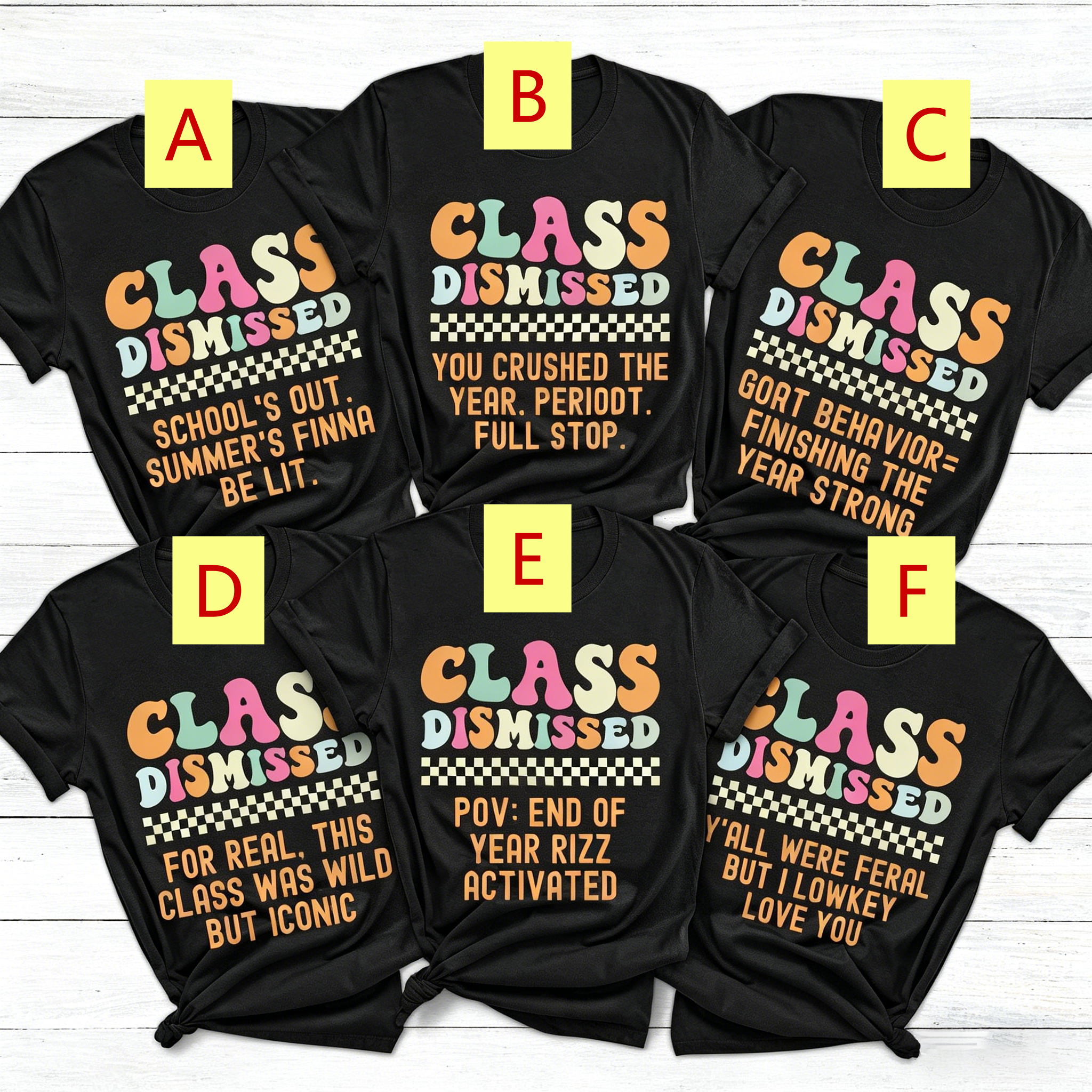 Personalized Class Dismissed Last Day Of School Teacher T-Shirt