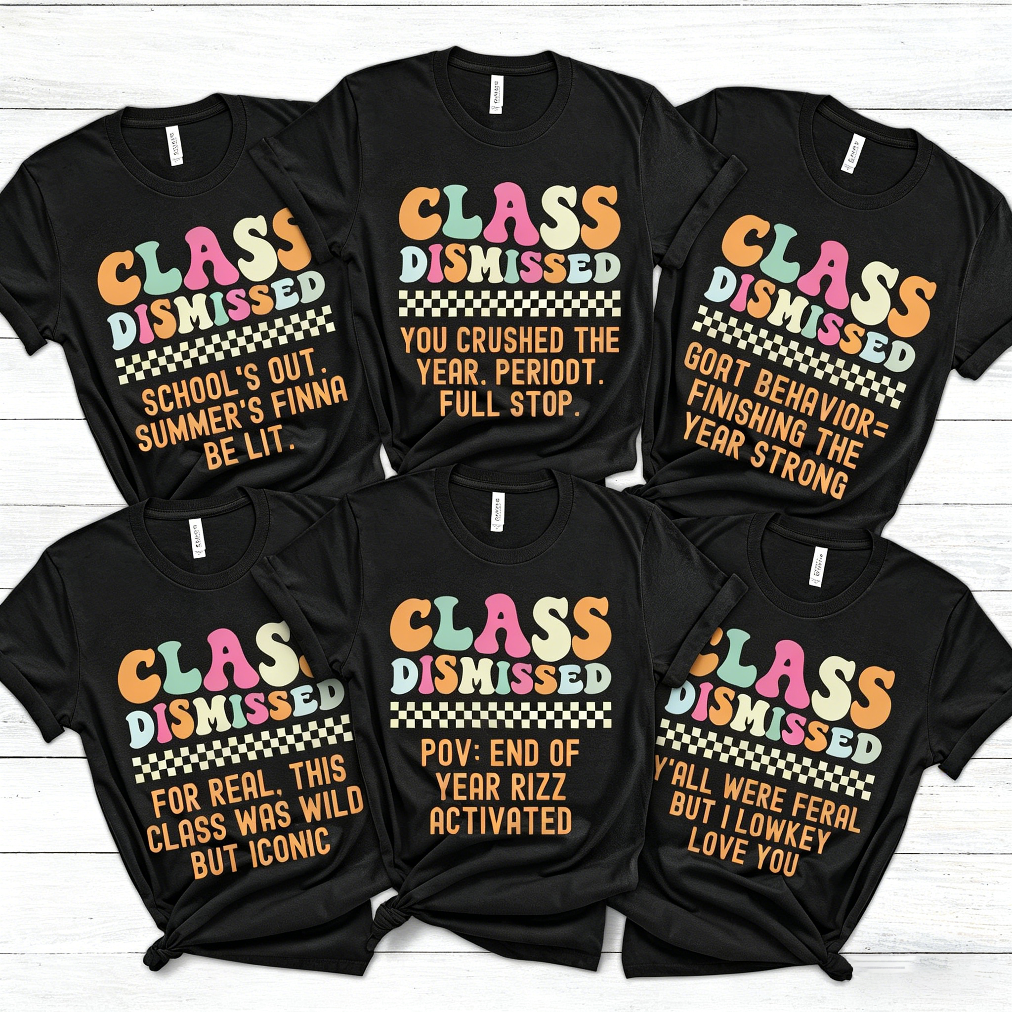 Personalized Class Dismissed Last Day Of School Teacher T-Shirt