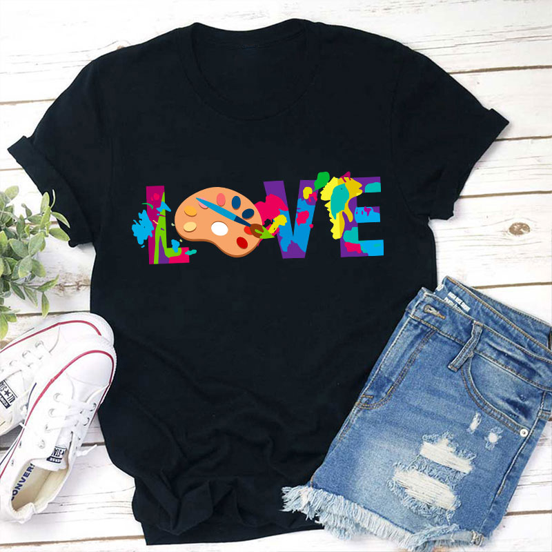 Love Art Teacher T-Shirt