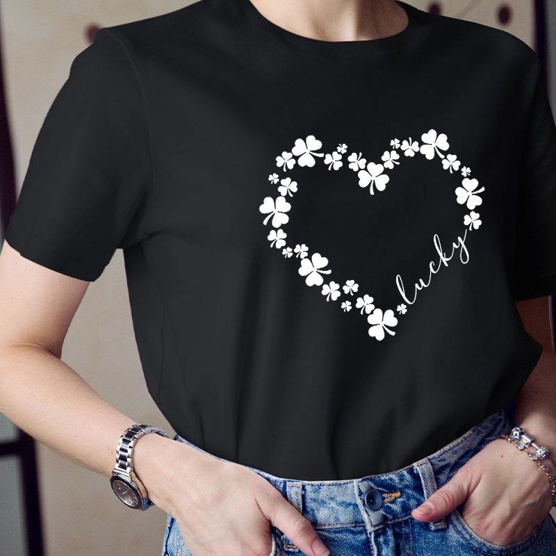 Love Clover Teacher T-Shirt