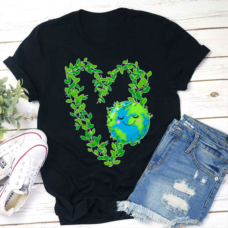 Earth Heart Teacher T-Shirt