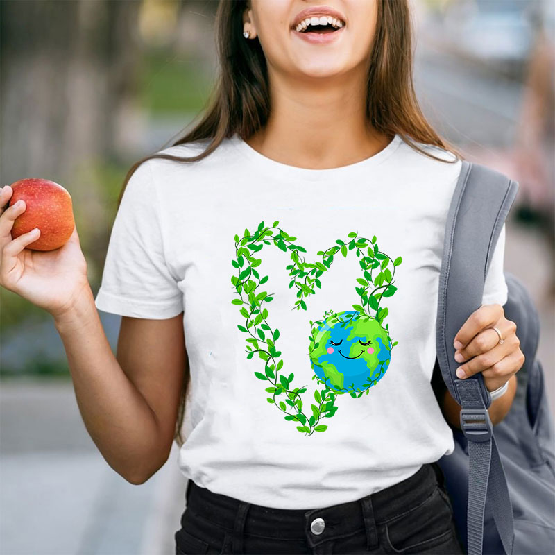 Earth Heart Teacher T-Shirt