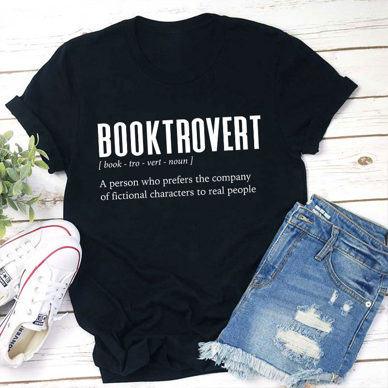 Booktrovert Teacher T-Shirt