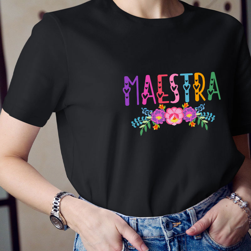Maestra Spanish Teacher T-Shirt